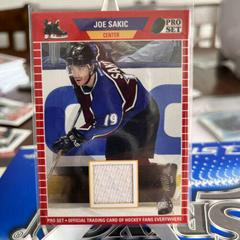Joe Sakic [Red] Hockey Cards 2021 Pro Set Memorabilia Prices