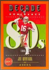 Joe Montana [Orange] #DOD-10 Football Cards 2023 Panini Legacy Decade of Dominance Prices