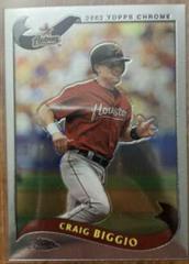 Craig Biggio #188 Baseball Cards 2002 Topps Chrome Prices