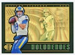Matthew Stafford [Gold] Football Cards 2022 Panini Illusions HoloHeroes Prices