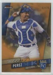 Salvador Perez [Orange Refractor] #2 Baseball Cards 2019 Topps Finest Prices
