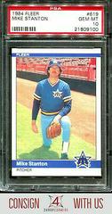 Mike Stanton #619 Baseball Cards 1984 Fleer Prices