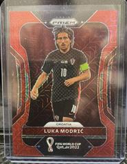 Luka Modric [Breakaway Red] Soccer Cards 2022 Panini Prizm World Cup Prices