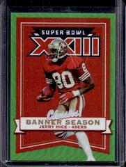 Jerry Rice [Green] #BS-13 Football Cards 2022 Panini Classics Banner Season Prices