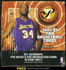 Hobby Box Basketball Cards 2002 Topps Pristine Prices
