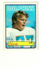 A.J. Duhe Football Cards 1983 Topps Prices
