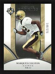 Marques Colston #338 Football Cards 2006 Upper Deck Ultimate Collection Prices