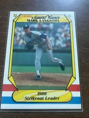 Mark Langston Baseball Cards 1987 Fleer Award Winners Prices