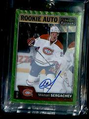 Mikhail Sergachev [Emerald Surge] Hockey Cards 2016 O-Pee-Chee Platinum Rookie Autographs Prices