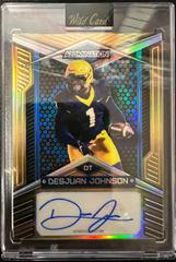 Desjuan Johnson [Rainbow Gold] #AB-38 Football Cards 2023 Wild Card Alumination Draft Autographs Prices