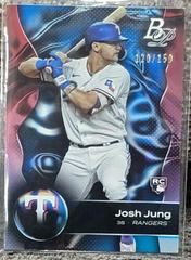 Josh Jung [Blue] #1 Baseball Cards 2023 Bowman Platinum Prices