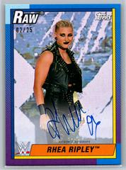 Rhea Ripley [Blue] Wrestling Cards 2021 Topps Heritage WWE Autographs Prices