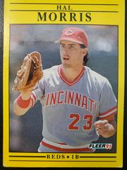 Hal Morris #72 Baseball Cards 1991 Fleer Prices