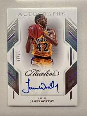 James Worthy #18 Basketball Cards 2022 Panini Flawless Autograph Prices