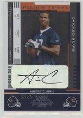 Airese Currie [Preview Ticket Autograph Green] #105 Football Cards 2005 Playoff Contenders Prices