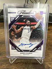 Jaden Hardy #8 Basketball Cards 2022 Panini Flawless Finishes Auto Prices