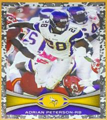 Adrian Peterson [Camo] #200 Football Cards 2012 Topps Prices