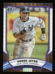 Derek Jeter [Purple] #15 Baseball Cards 2022 Topps Tribute Prices