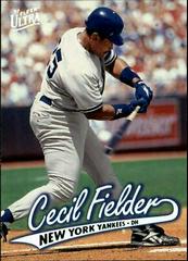 Cecil Fielder #96 Baseball Cards 1997 Ultra Prices
