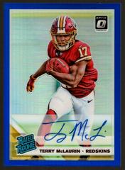 Terry McLaurin [Blue] Football Cards 2019 Donruss Optic Rated Rookie Autographs Prices