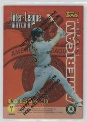 B. Bonds, M. McGwire [Refractor] Baseball Cards 1997 Topps Inter League Match Ups Prices