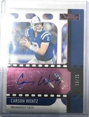Carson Wentz [Pink] Football Cards 2021 Panini Chronicles Signature Series Prices