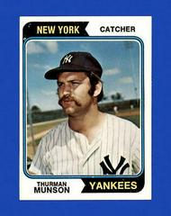 Thurman Munson Baseball Cards 1974 Topps Prices
