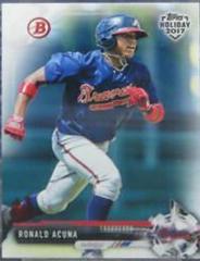 Ronald Acuna [Turkey] #TH-RA Baseball Cards 2017 Topps Holiday Bowman Prices