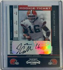 Josh Cribbs [Autograph] Football Cards 2005 Playoff Contenders Prices
