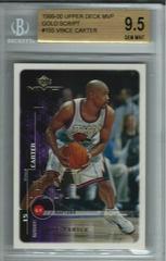 Vince Carter [Gold Script] Basketball Cards 2000 Upper Deck MVP Prices