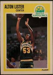 Alton Lister #147 Basketball Cards 1989 Fleer Prices