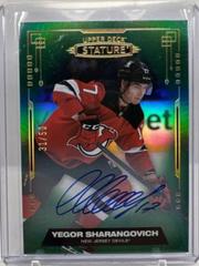 Yegor Sharangovich [Autograph Green] Hockey Cards 2021 Upper Deck Stature Prices