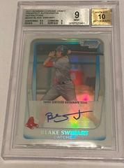 Blake Swihart [Refractor] #BSW Baseball Cards 2011 Bowman Chrome Draft Prospect Autographs Prices