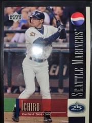Ichiro Suzuki #4 of 8 Baseball Cards 2002 Upper Deck Pepsi Mariners Prices