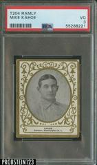 Mike Kahoe Baseball Cards 1909 T204 Ramly Prices