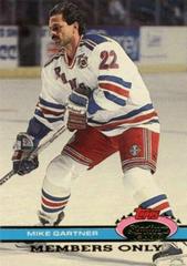 Mike Gartner [Makes It 500] Hockey Cards 1991 Stadium Club Members Only Prices