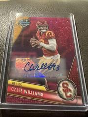 Caleb Williams [Autograph Fuchsia Mini Diamond] #1 Football Cards 2023 Bowman Chrome University Prices