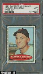 Harmon Killebrew [Hand Cut] Baseball Cards 1971 Bazooka No Number Prices