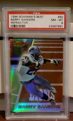 Barry Sanders [Refractor] #90 Football Cards 1996 Bowman's Best Prices