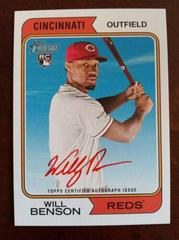Will Benson [Special Edition Red Ink] #ROA-WBN Baseball Cards 2023 Topps Heritage Real One Autographs High Number Prices