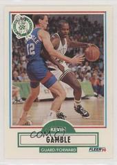 Kevin Gamble Basketball Cards 1990 Fleer Update Prices