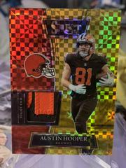 Austin Hooper [Gold] #SS-AHO Football Cards 2021 Panini Select Swatches Prices