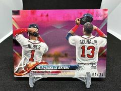 The Future Is Bright [Albies & Acuna Jr. Pink] #US43 Baseball Cards 2018 Topps Mini Prices