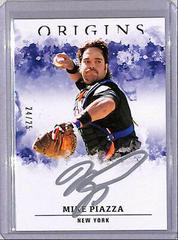 Mike Piazza [Silver Ink] Baseball Cards 2021 Panini Chronicles Origins Autographs Prices