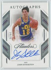John Stockton #44 Basketball Cards 2022 Panini Flawless Autograph Prices