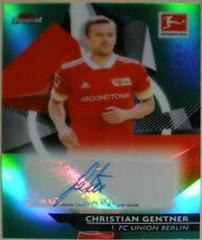Christian Gentner [Green Refractor] #BCA-CGE Soccer Cards 2020 Topps Finest Bundesliga Autographs Prices