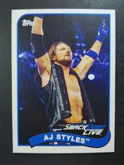 AJ Styles Wrestling Cards 2018 Topps WWE Heritage Prices