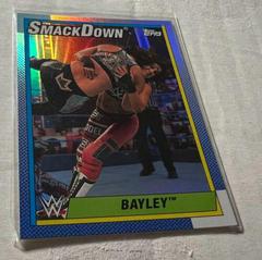 Bayley [Rainbow Foil] #50 Wrestling Cards 2021 Topps Heritage WWE Prices