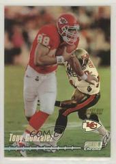 Tony Gonzalez [First Day Refractor] Football Cards 1999 Stadium Club Chrome Prices