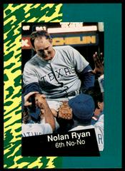 Nolan Ryan [6th No No] #6 Baseball Cards 1991 Classic Prices